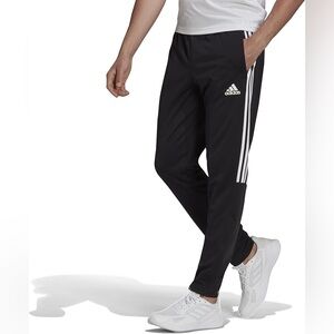 ⚽️ Men’s Adidas Essentials Tapered 3-Stripes Track Pants - Black/White - Size M